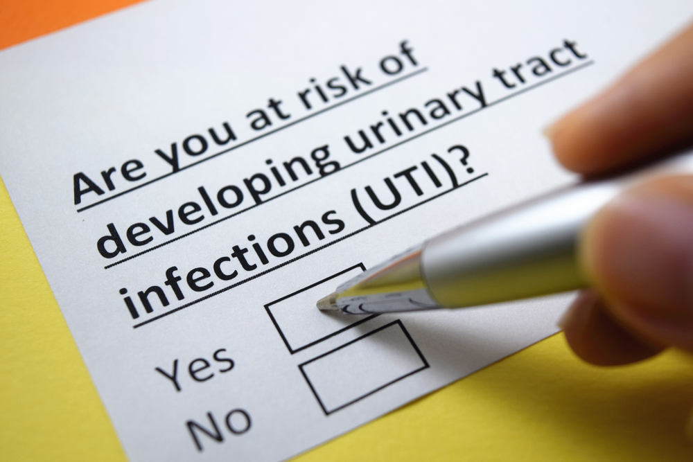 The most common causes of UTI are bacteria or dehydration.