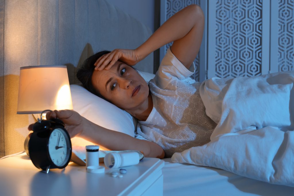 You may experience some changes in your sleeping patterns during menopause.
